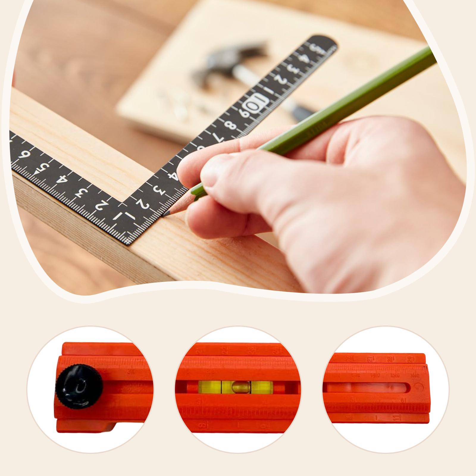 Woodworking For Engineers - ไม้บรรทัดวัดมุมงานไม้ ไม้บรรทัดวัดมุม ความแม่นยำสูง ใช้งานง่าย กะทัดรัด แข็งแรง