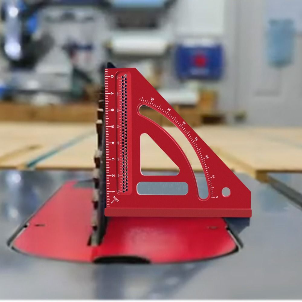 Woodworking For Engineers - ไม้บรรทัดวัดมุมหลายมุม งานไม้ อลูมิเนียมอัลลอยด์ ไม้บรรทัดฉาก โปรแทรกเตอร์ ไม้บรรทัดสามเหลี่ยมมุมฉาก