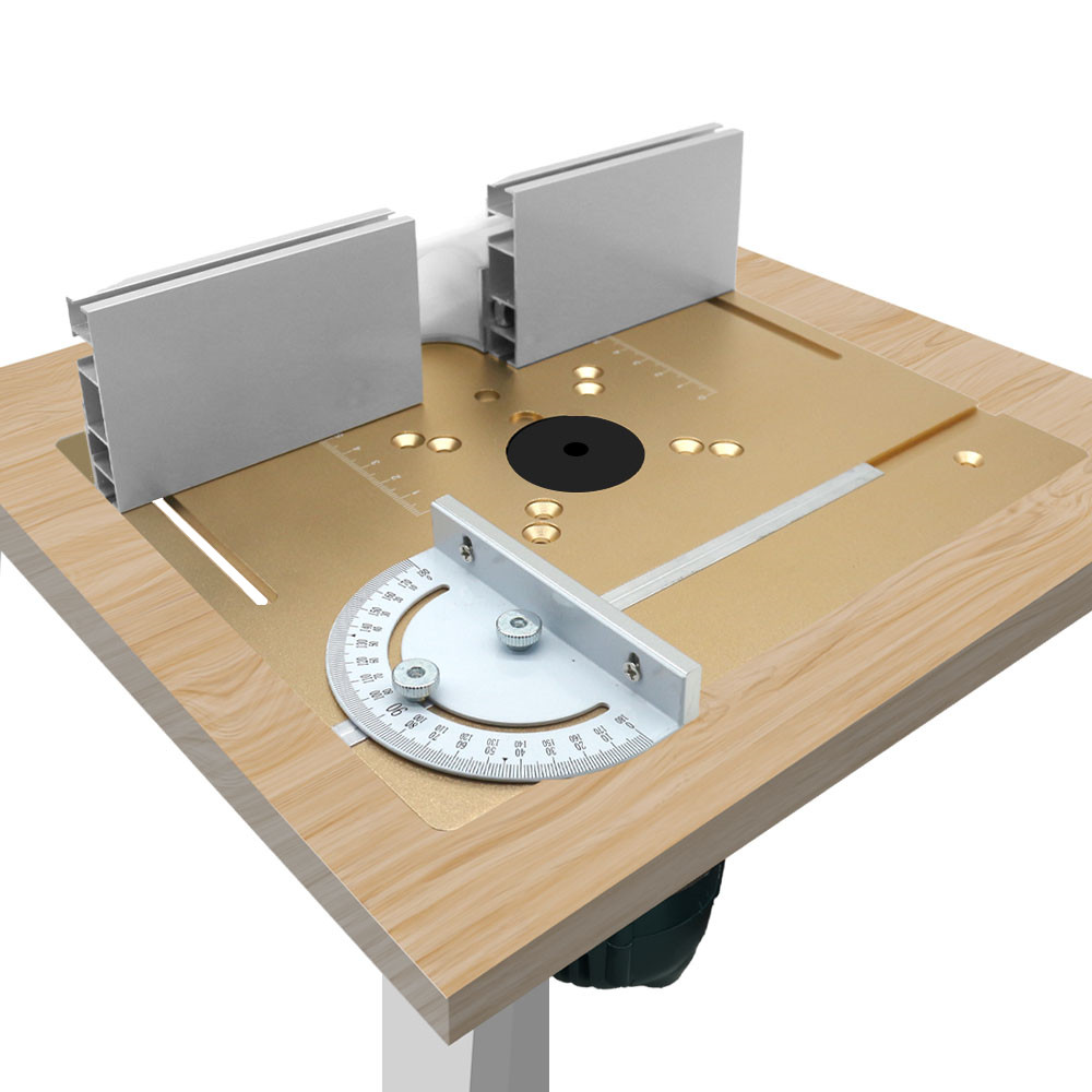 Woodworking Manufacturing - C8 อลูมิเนียม Router Table ใส่แผ่น W/Miter