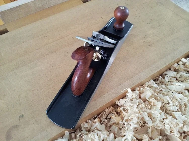 Bench Plane Jointer - เครื่องไสไม้แบบมือถือลายเบดร็อคสำหรับงานไม้ละเอียด - เครื่องมือที่แม่นยำสำหรับช่างฝีมือและช่างไม้