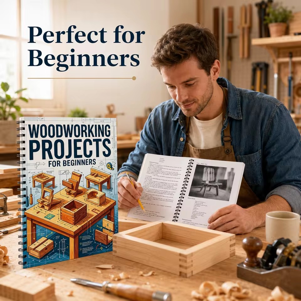 Woodworking Ideas For Adults - แผนงานงานไม้ที่ง่ายต่อการทำสำหรับผู้เริ่มต้น คู่มือโครงการงานฝีมือ DIY ง่ายๆ สำหรับใช้ในบ้าน แนวคิดงานไม้