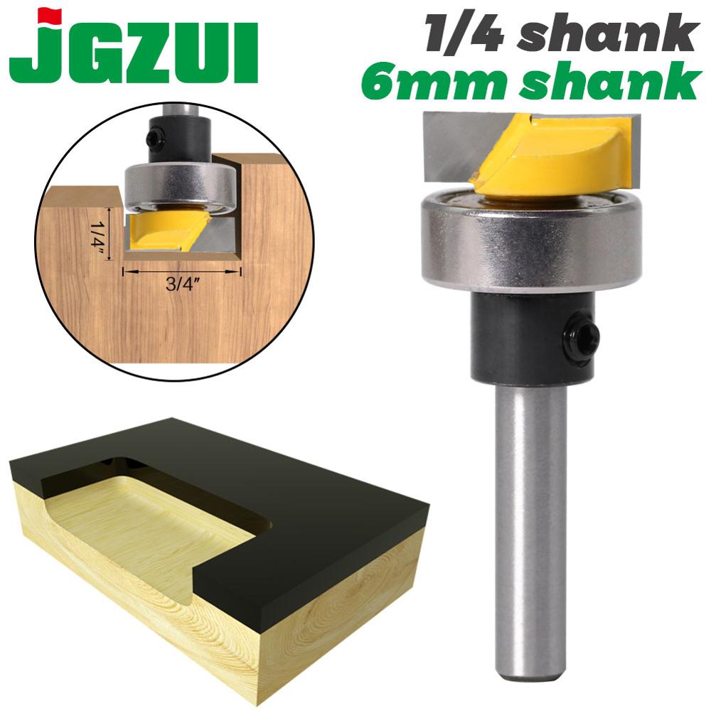 Woodworking Design Software - ดอกกัดแต่งขอบ JGZUI ขนาดก้าน 6 มม. 1/4