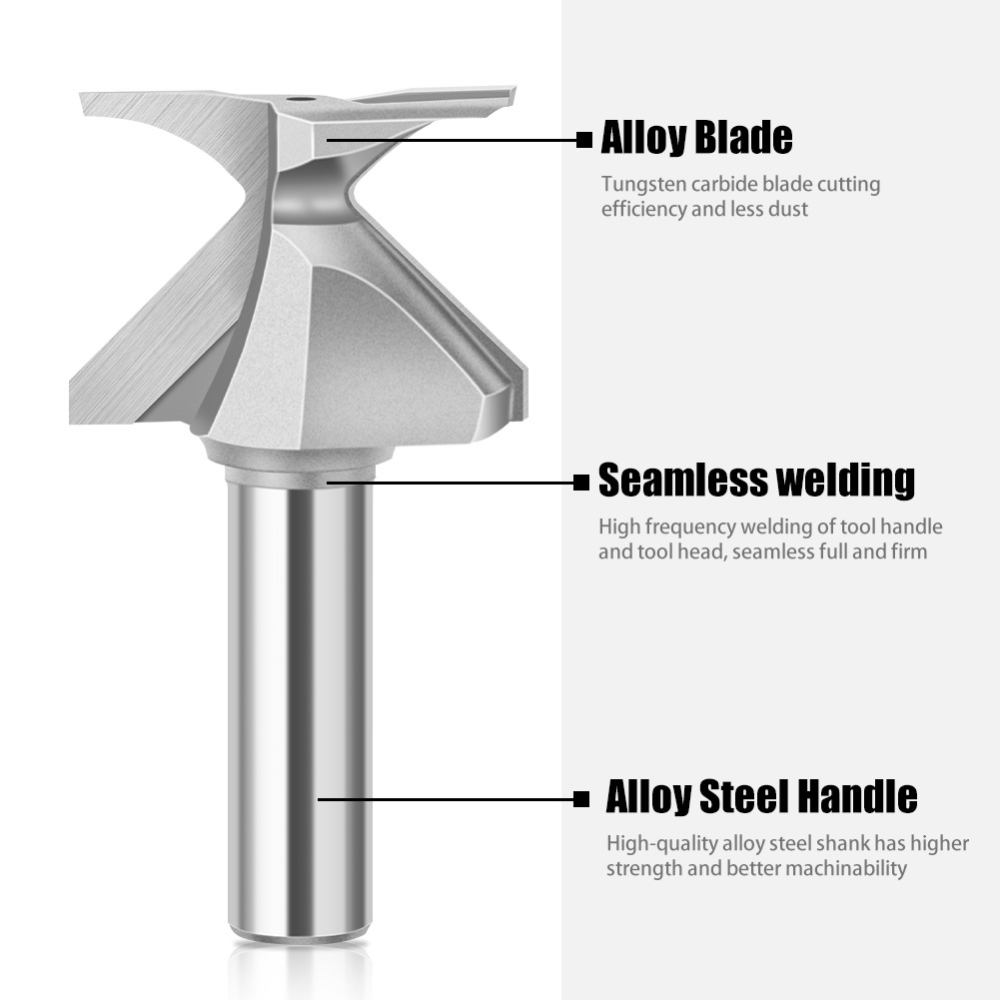 ดอกกัดไม้คาร์ไบด์แบบล็อคมุม 45 - Woodworking Joints บทวิจารณ์และราคา