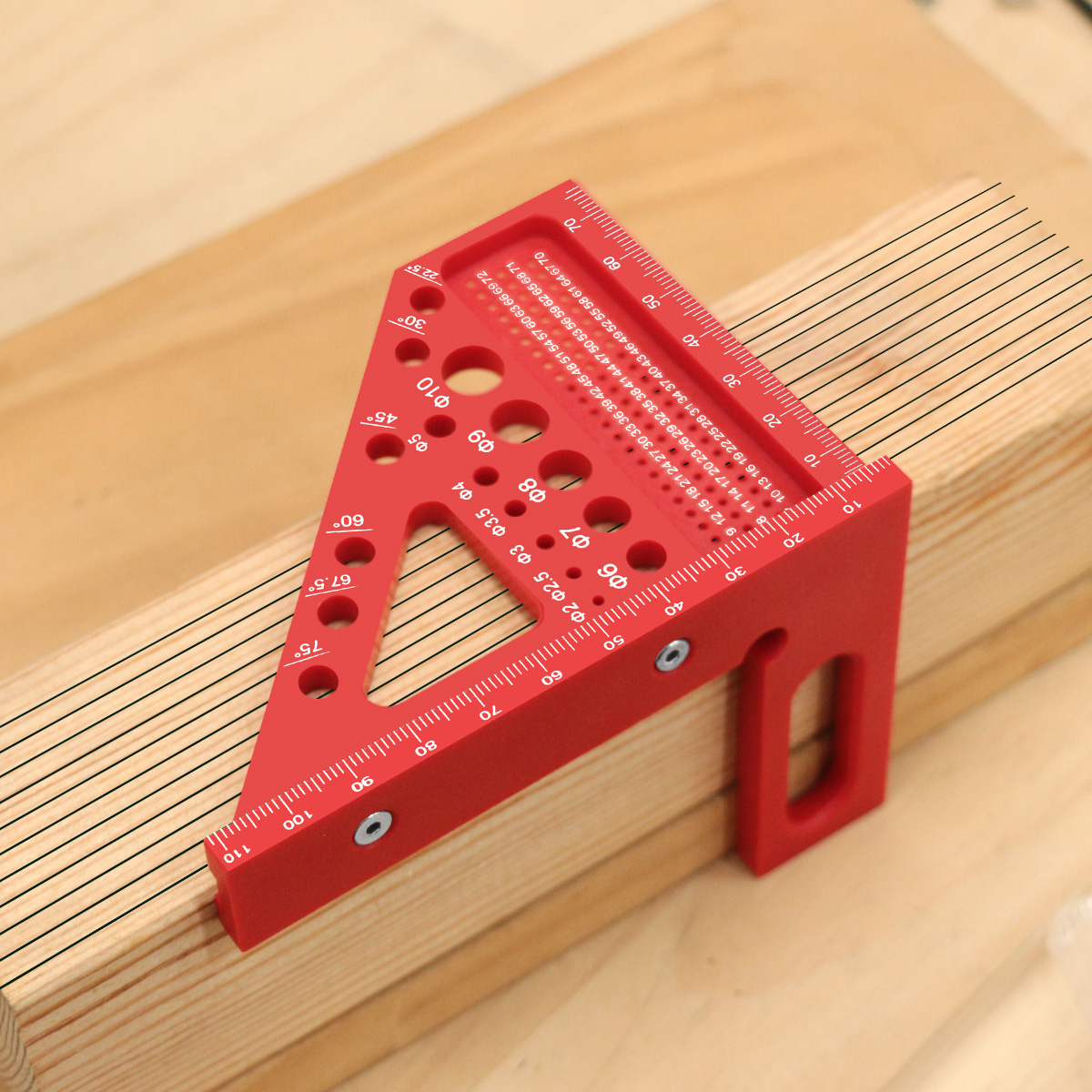 ไม้บรรทัดวัดมุมหลายมุมมอง 3 มิ - Woodworking For Engineers บทวิจารณ์และราคา
