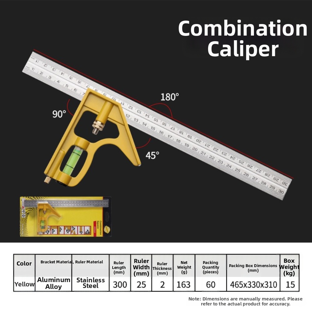 ไม้บรรทัดวัดมุม 3-in-1 ขนาด 30 - Woodworking For Engineers บทวิจารณ์และราคา
