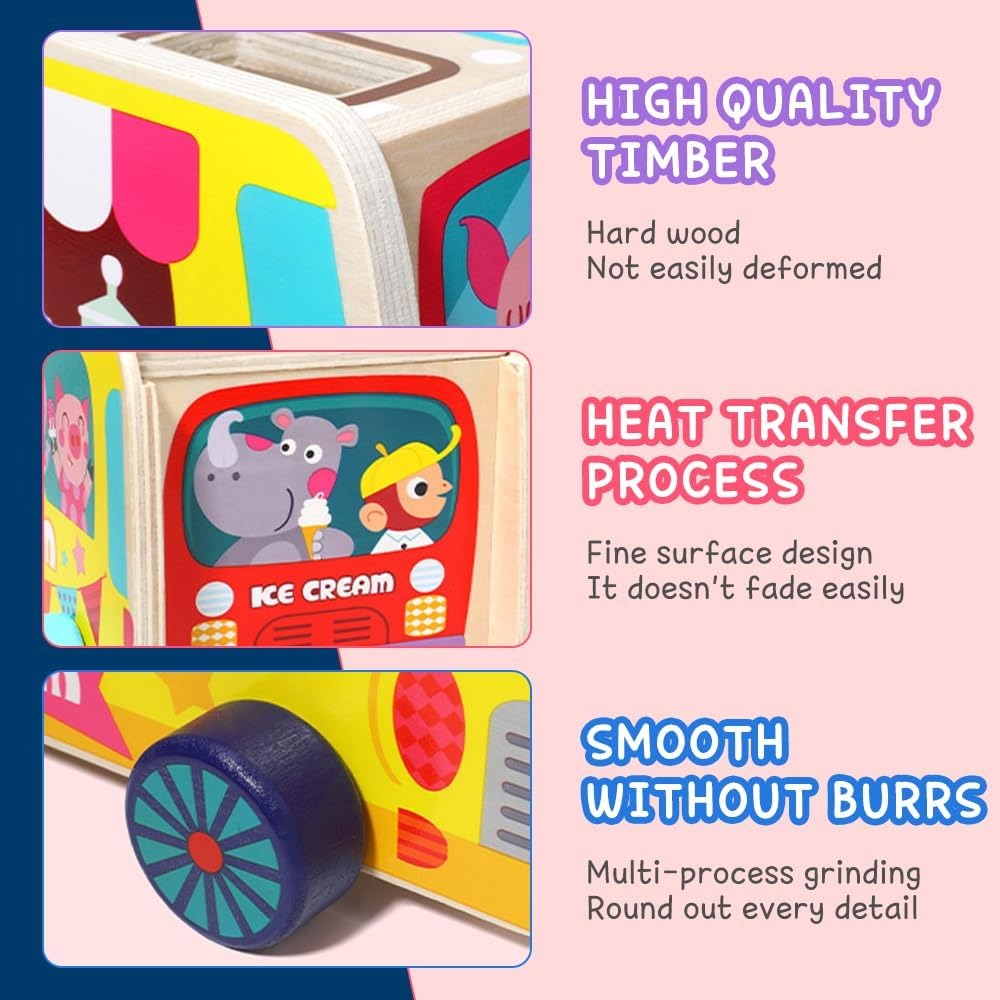 รถบรรทุกไอศกรีมไม้, ของเล่นไอศ - Woodworking For Kids บทวิจารณ์และราคา