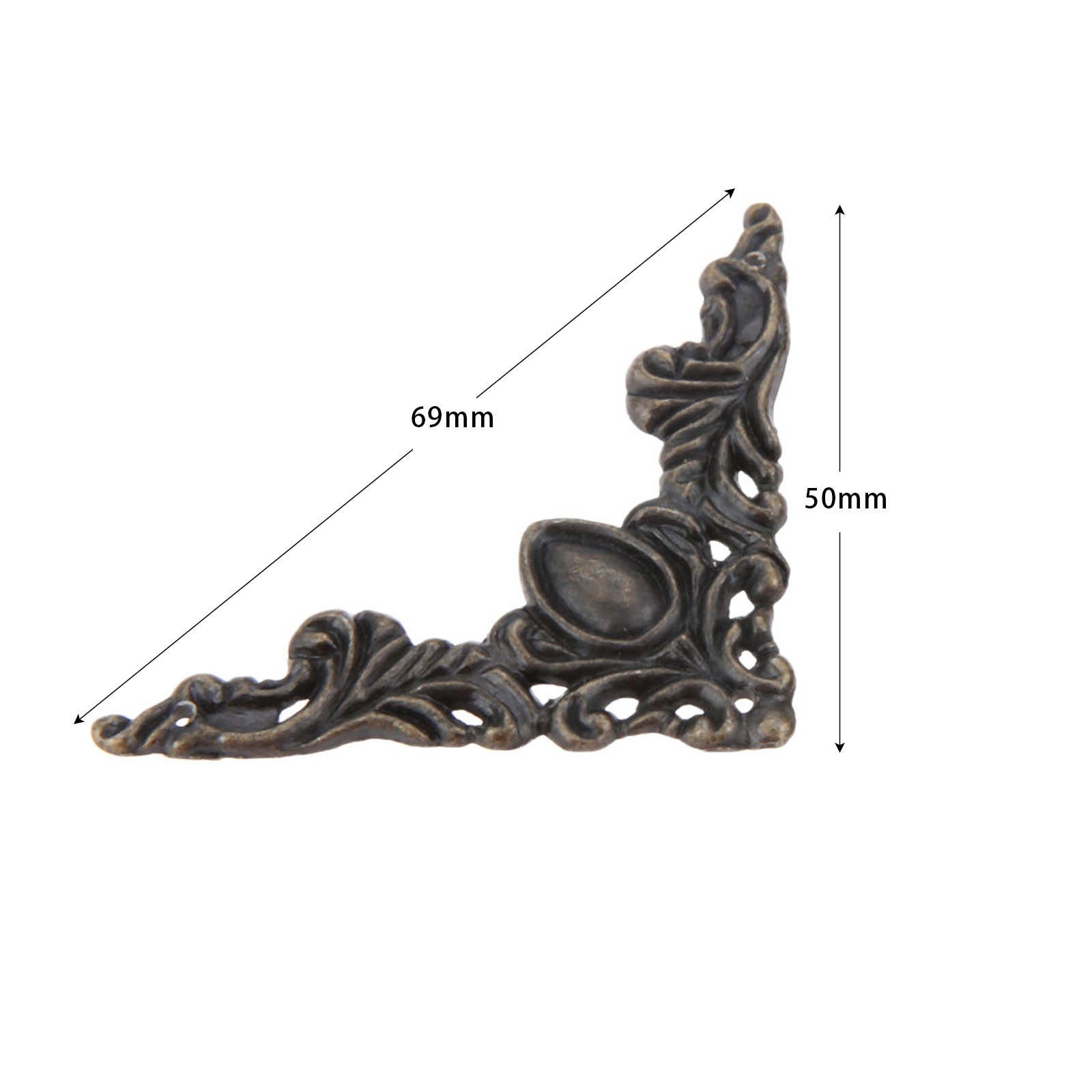4Pcs Antique Bronzeตกแต่งป้องก - Woodworking Book บทวิจารณ์และราคา