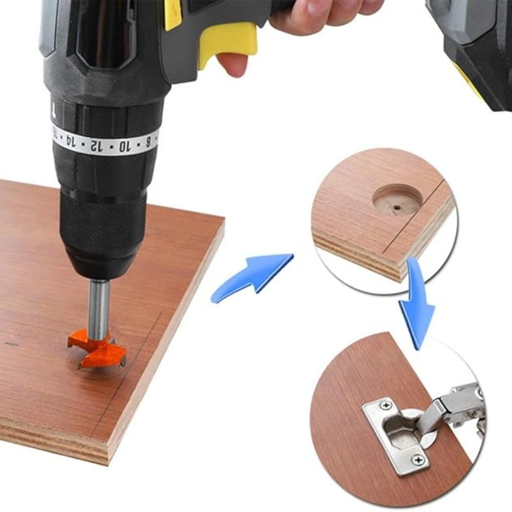 ชุดเจาะรูบานพับ 35 มม. 1-10 ชิ - Woodworking Design Software บทวิจารณ์และราคา