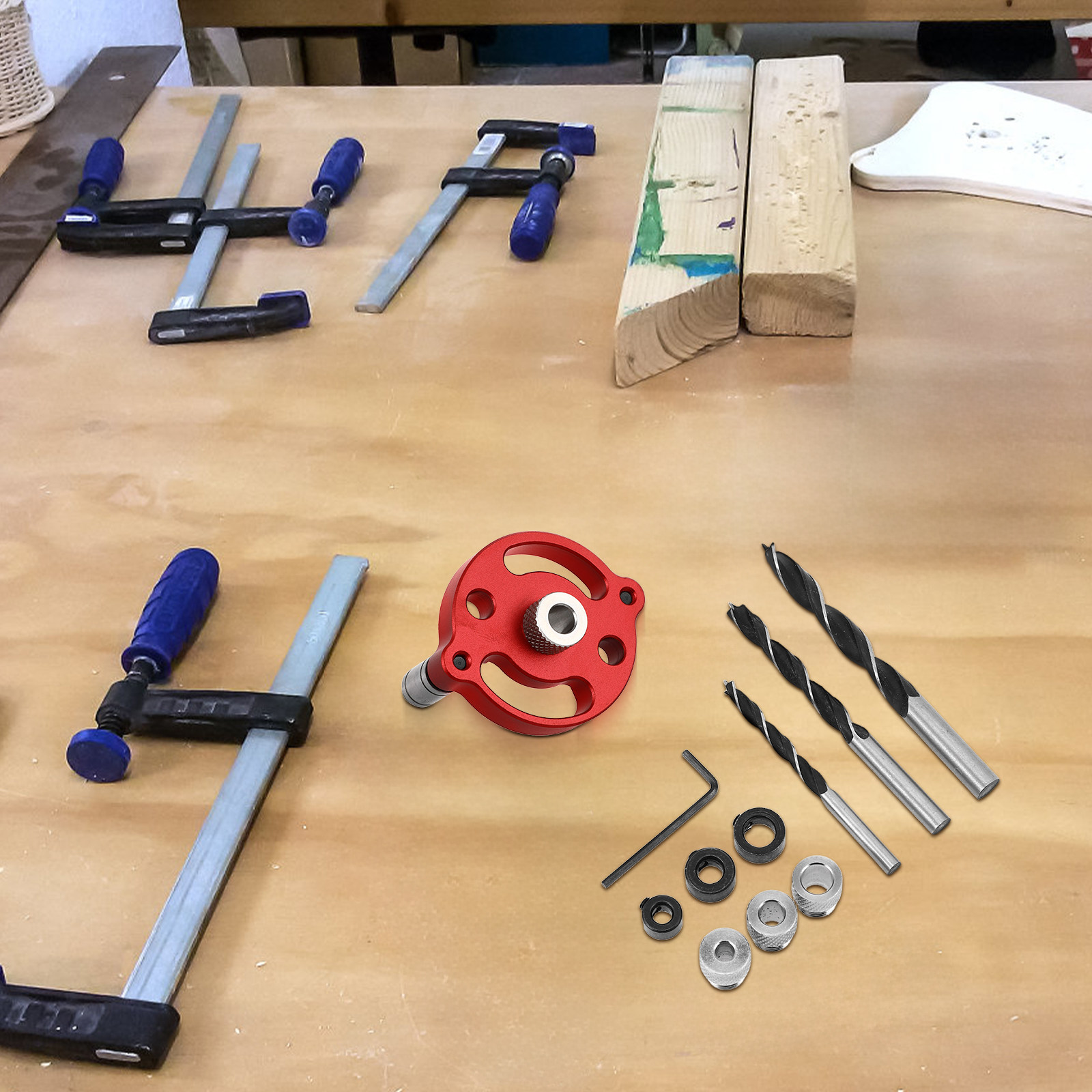 ชุดอุปกรณ์เจาะรูสำหรับงานไม้ ท - Woodworking Joints บทวิจารณ์และราคา