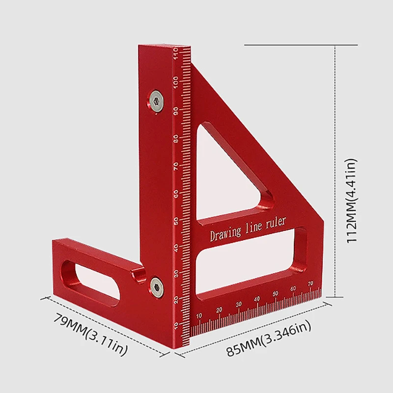 ไม้บรรทัดวัดมุมฉากงานไม้ อลูมิ - Woodworking For Engineers บทวิจารณ์และราคา