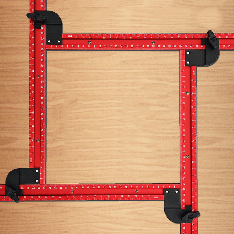 ตัวนำแม่แบบเราเตอร์สี่เหลี่ยมป - Woodworking Manufacturing บทวิจารณ์และราคา