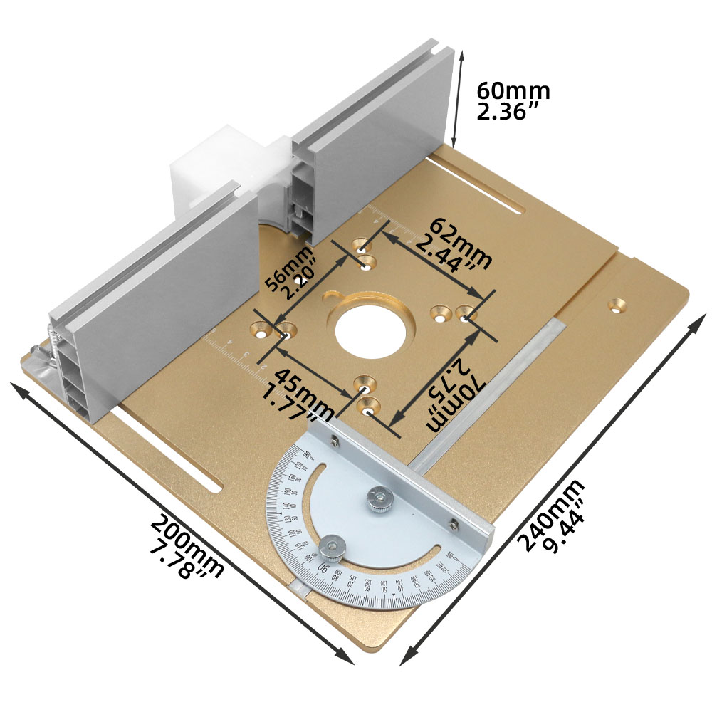 C8 อลูมิเนียม Router Table ใส่ - Woodworking Manufacturing บทวิจารณ์และราคา