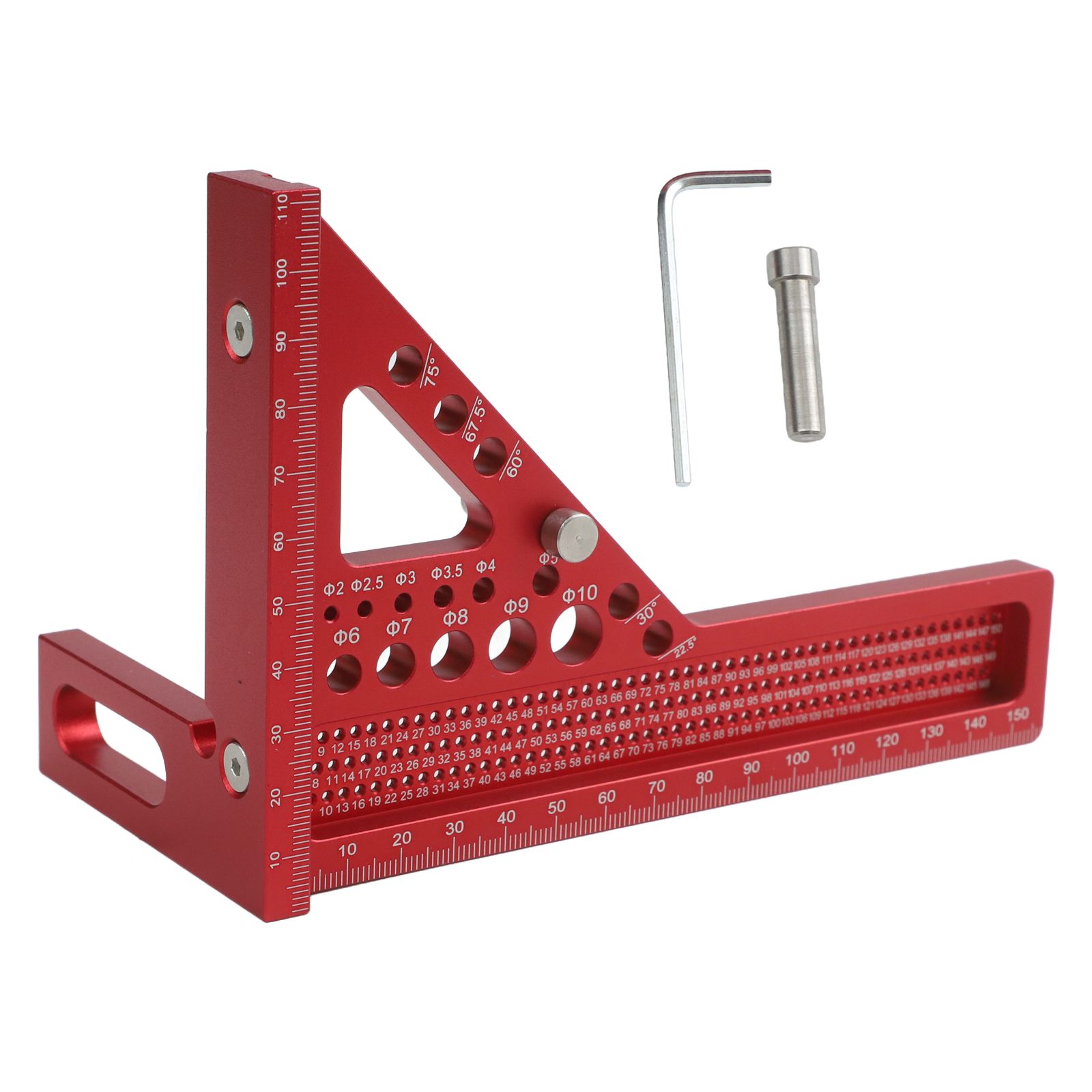 ไม้บรรทัดวัดมุม 3 มิติ สีแดง พ - Woodworking For Engineers บทวิจารณ์และราคา