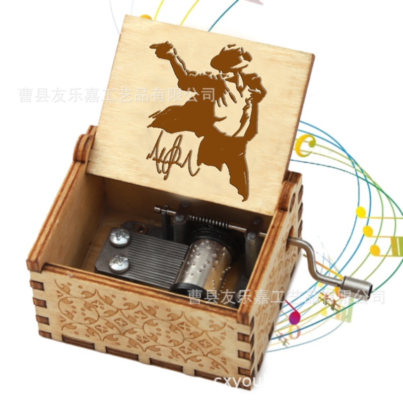 กล่องดนตรีไม้แบบหมุนมือ ซีรีส์ - Wood Woodworking บทวิจารณ์และราคา
