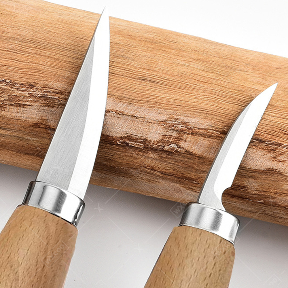 มีดแกะสลักไม้ WXCOO แบบโค้งมน  - Woodworking Manufacturing บทวิจารณ์และราคา