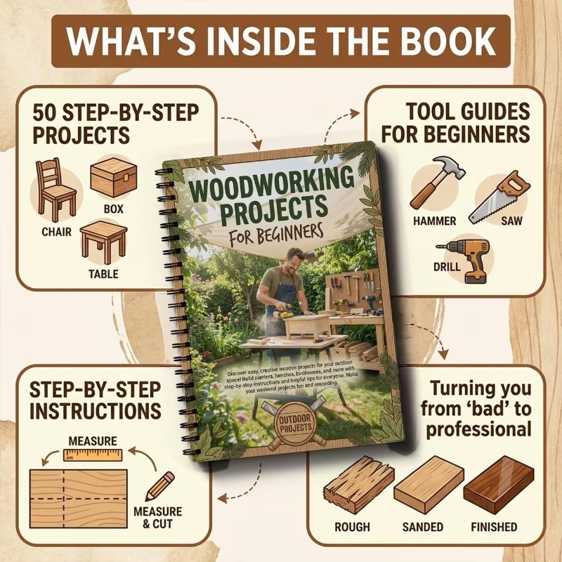 แผนงานงานไม้สำหรับผู้เริ่มต้น  - Woodworking Ideas For Adults บทวิจารณ์และราคา