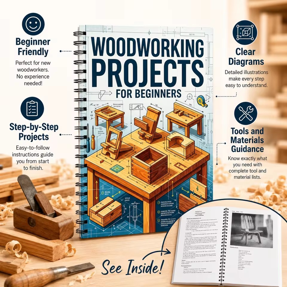 แผนงานงานไม้ที่ง่ายต่อการทำสำห - Woodworking Ideas For Adults บทวิจารณ์และราคา