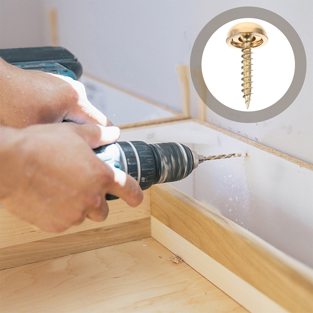 สกรูหัวปิดตกแต่ง 8 ชิ้น สกรูทอ - Woodworking Projects Art บทวิจารณ์และราคา